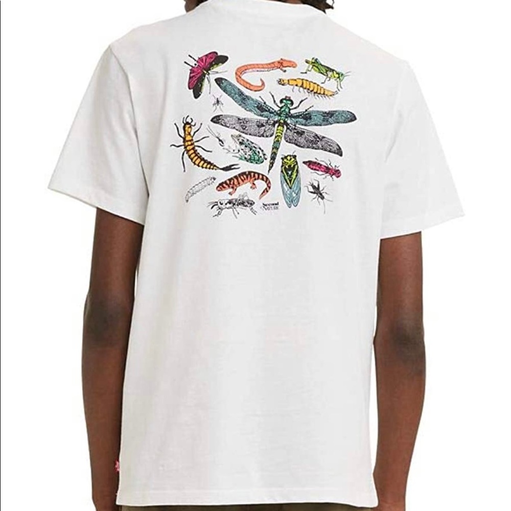 Levi’s Graphic T Shirt Insects Bugs White